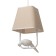 Lamp Bayerlux "Palom" E27 40W white 18x18x35-85cm