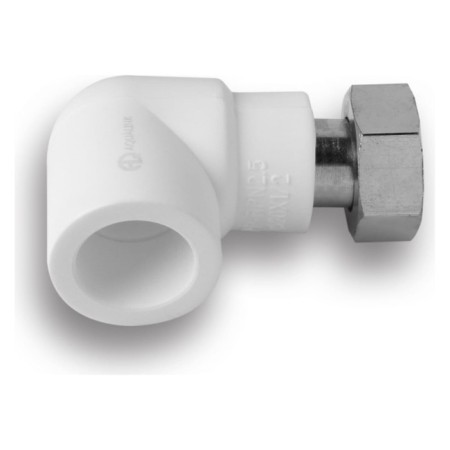 Aqualink square, polypropylene, d = 20 mm x 1/2 ", with a pitch nut