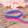Lace kapron "Rainbow Wave", 28 mm × 10 ± 1 m, color multi -colored # 3