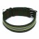 Four -layer reflective collar with a swivel 65 x 4 cm, green