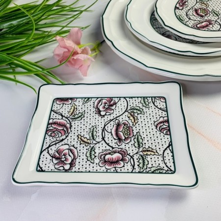 Set of dishes Lenardi Gloria, size 17.5x13 cm, 6 pcs-1