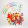 Wooden toy "Developing Geometric Puzzle", 24.5 × 21.3 × 4 cm, 24 cards, 155 parts