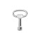 Tundra castle key, trihedral