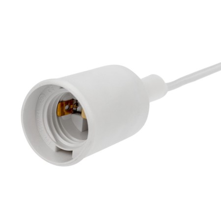 Cartridge E27 Silicone with a cord 1 m white rexant-4
