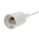 Cartridge E27 Silicone with a cord 1 m white rexant