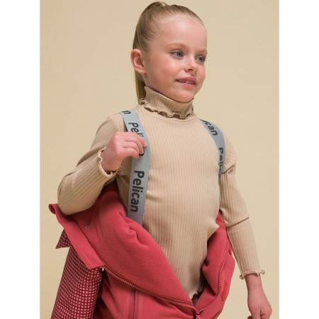 Combiason for girls, height 98 cm, red color-6