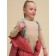 Combiason for girls, height 98 cm, red color