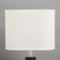 Table lamp "Carter" 1x40W E27 white 12x25x33.5cm