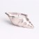 Candle "shell" in a candlelight made of gypsum is small, 11.5x5.5x3.5 cm, champagne