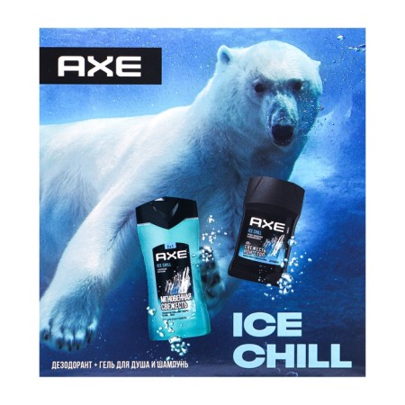 Подарочный набор мужской AXE "Ice chill": дезодорант, 50 мл + гель для душа, 250 мл-7