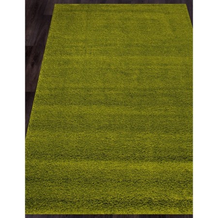 Rectangular carpet Merinos Shaggy Ultra, size 150x400 cm, Green color-1