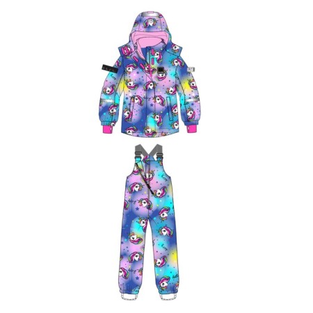 Winter kit for the girl PlayTode: jacket and semi -combineson, height 98 cm-14