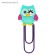 The bookmark is large 11 cm "owl", mix