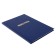 Book of accounting, 96 sheets, boumvinyl cover, newspaper block, cage, blue color