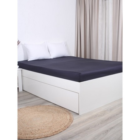 Glass sheet Mona Liza, size 180x200x25 cm, indigo color