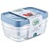 A set of food containers Hobbylife Trend, 2 l, 3 pcs, color mix