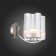 Sconces st. SL117.101.01. ONDE. 1x60 watts, E27, 15x18 cm, silver color