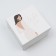 Gift folding box, packaging, "with love", 12 x 8 x 12 cm