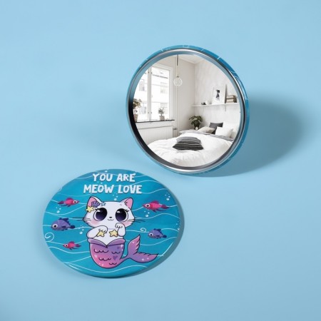 Mirror "Kotorusalka", D = 7 cm, multi -colored-2