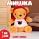 Soft toy "Bear" in the jacket, 23 cm, color mix