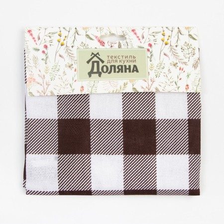 Apron Dilyana "Cell" 60x70 cm, 100% cotton, mitch 164 g/m2-6