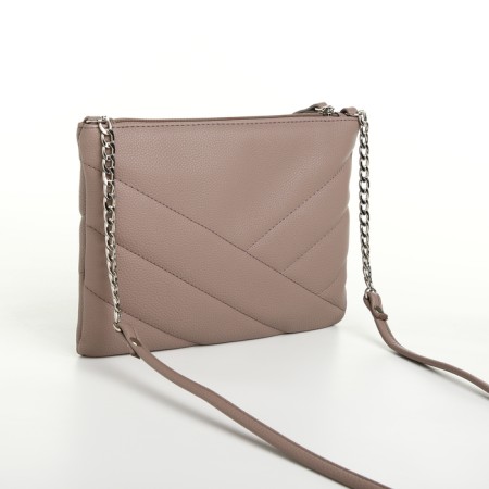 Women's bag with lightning, beige color-1