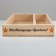 Wooden Kashpo 25.5 × 20 × 5 cm "Real Man", natural
