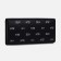 Women's wallet on magnets, black color