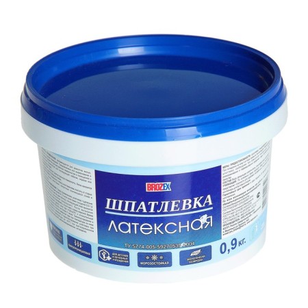 Latex Brozex putty, 0.9 kg