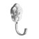 Single -rod hook for curtains Cappio KC117, bronze color, 2 pcs