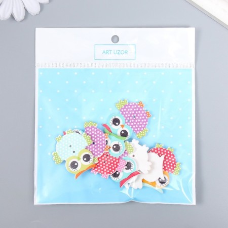 Decor for creativity tree "Owes" (set of 8 pcs) mix 3.2x3.3 cm-4
