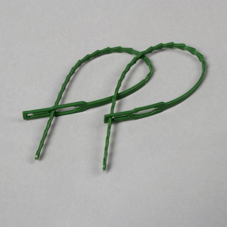 Set for attaching plants: wire - 18 m, clothespins - 18 pcs., Garter 24 cm - 12 pcs., Greengo-8