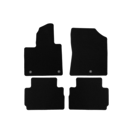 Rugs in the Econom salon for Hyundai Santa Fe 2021-, crossover, 5 seats, 4 pcs., Textile