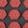 Iplikator-river, the basis of Spanbond, 360 modules, 56 × 62 cm, dark gray/red color