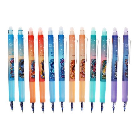 Gel handle with erased ink Calligrata, 0.5mm, blue rod, mix-1