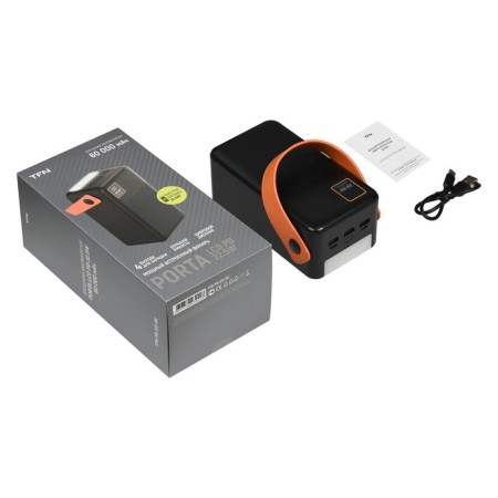External battery TFN Porta LCD PD, 60,000 mAh, 2 USB, Type-C, MicroUSB, Black-8