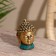 Souvenir "Buddha's head" Brass, stone 8 cm