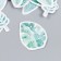 Stickers for creativity "leaves" set 45 pcs 4.4x4.4x1.1 cm