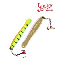 Brountry Vertical Winter Lucky John Walle with a chain and hook, 6 cm, Tiger blister
