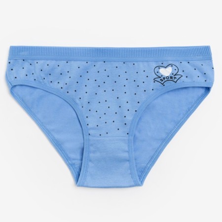 Cowards of women's slips collorista, blue color, size 42-44