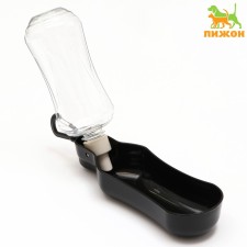 Walking figure curly, 500 ml, with a soft nose, black