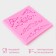 MOLD DOLAIN "ONEL, stucco molding", silicone, 10.5 × 10.5 × 0.7 cm, color mix