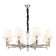 Suspended lamp 8x60W E27, size 90.5x90.5x83 cm