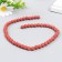Beads for aromatherapy with the hole "Round. Raspberry" d = 0.8 cm set 50 pcs +-5