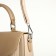 Women's bag on the Textura valve, small size, milk color