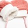 Winter children's mittens minku, central pink, rr 15-16 (17 cm)