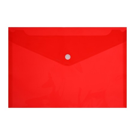 A set of 6 pieces, a button folder, A5, 180 microns, corrugated, fluorescent, 6 colors-6
