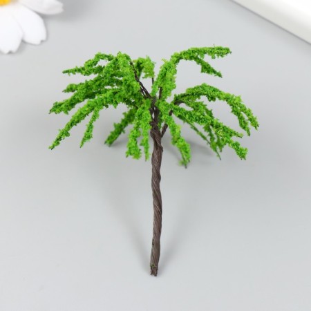 Artificial plant for creativity plastic "Iva" 3x6 cm
