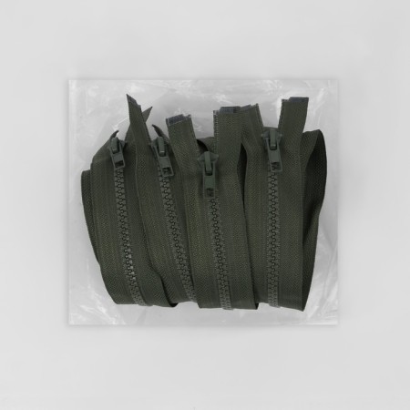 Lightning "Tractor", No. 5, connective, castle machine, 80 cm, khaki color-2