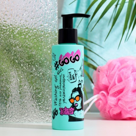 Washing gel Go Girl moisturizing with hyaluronic acid, 150 ml